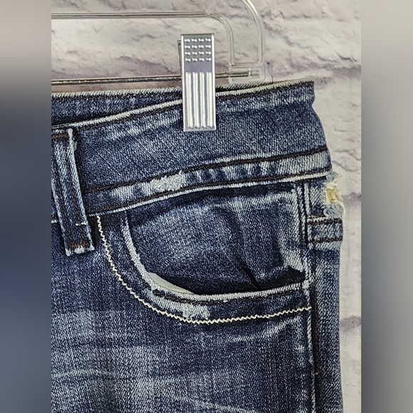 Miss Me classic, distressed, embellished bootcut jeans Size 26 - Picture 4 of 14